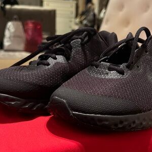 Nike Black Knit Sneakers